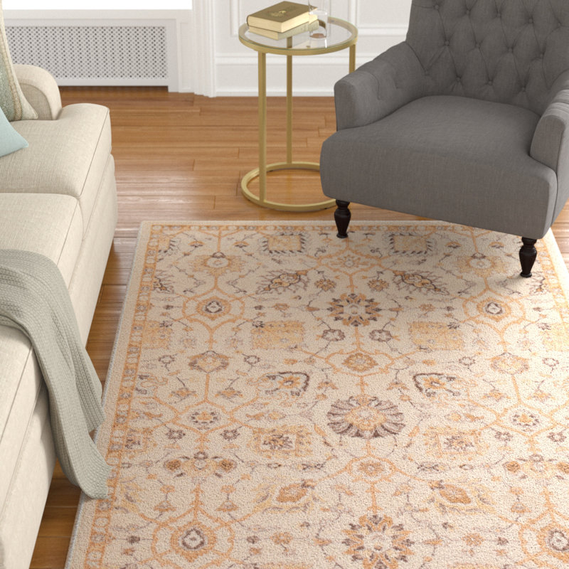 Charlton Home® Fulmore Oriental Ivory/Beige/Brown Area Rug & Reviews